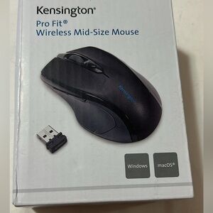 Kensington Pro Fit Wireless Mid-Size Mouse - Black